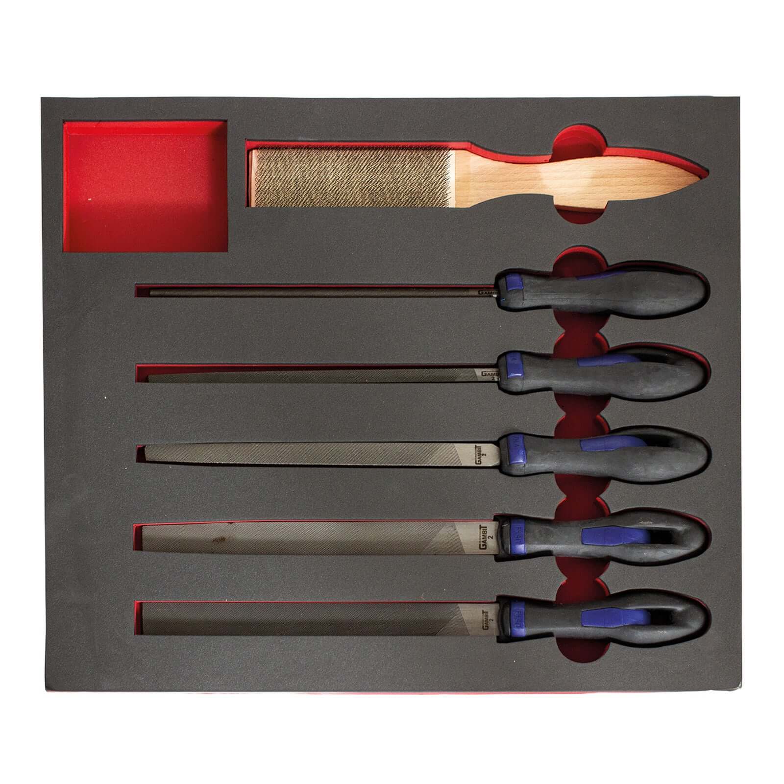 Werkstattwagen Modul: Werkstattfeilen 6-tlg DIN 7261