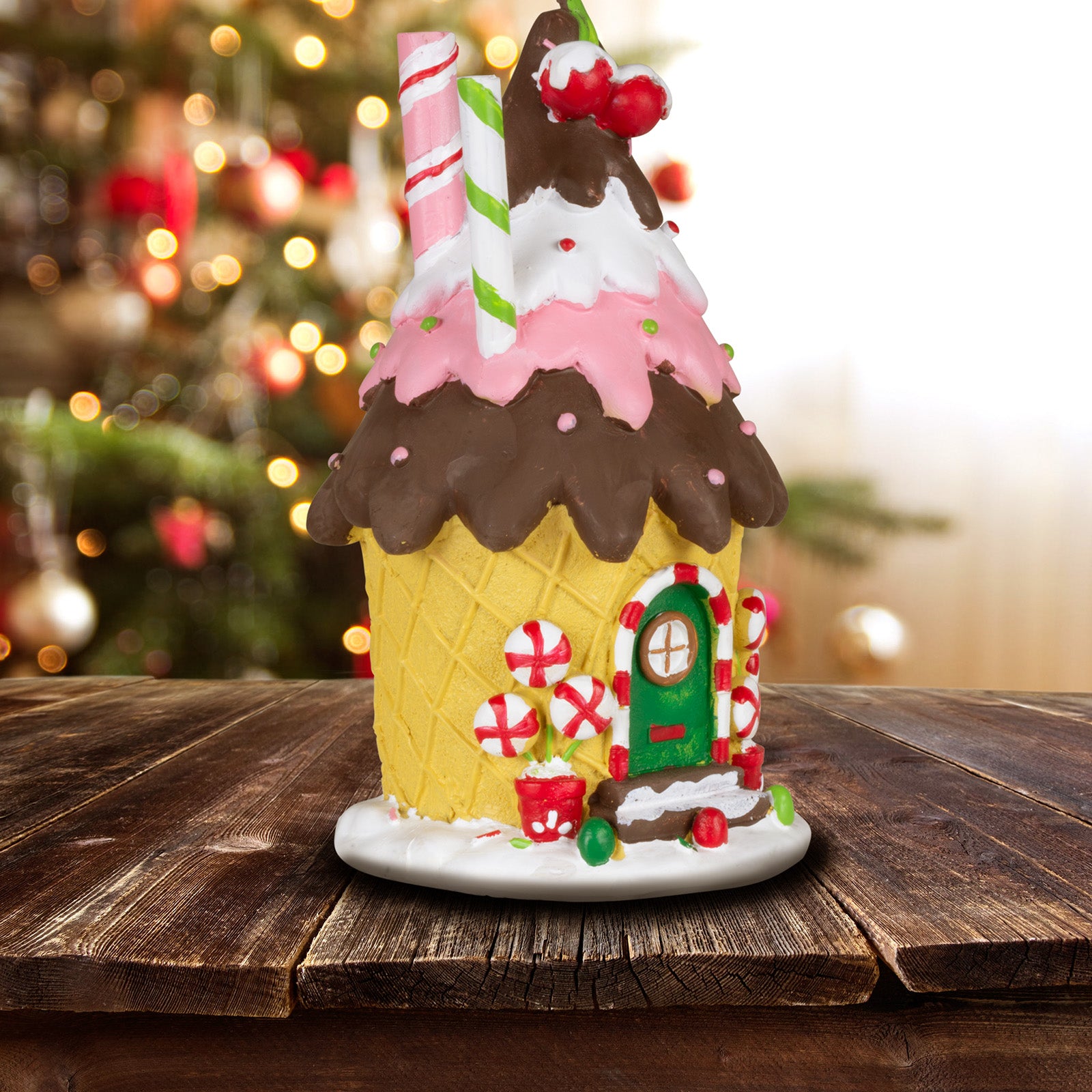 Lebkuchenhaus 20cm Eisbecher