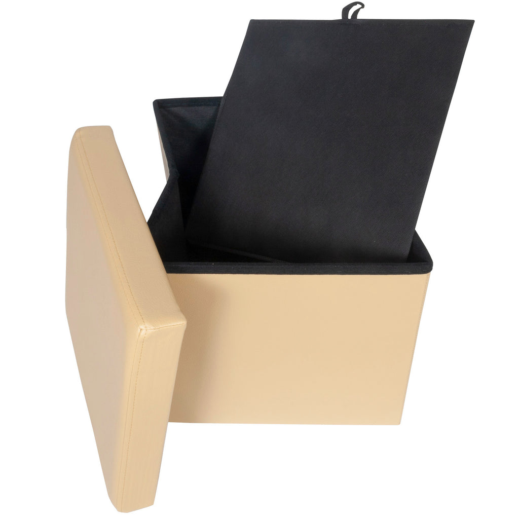 Sitzhocker faltbare Aufbewahrungsbox 50l