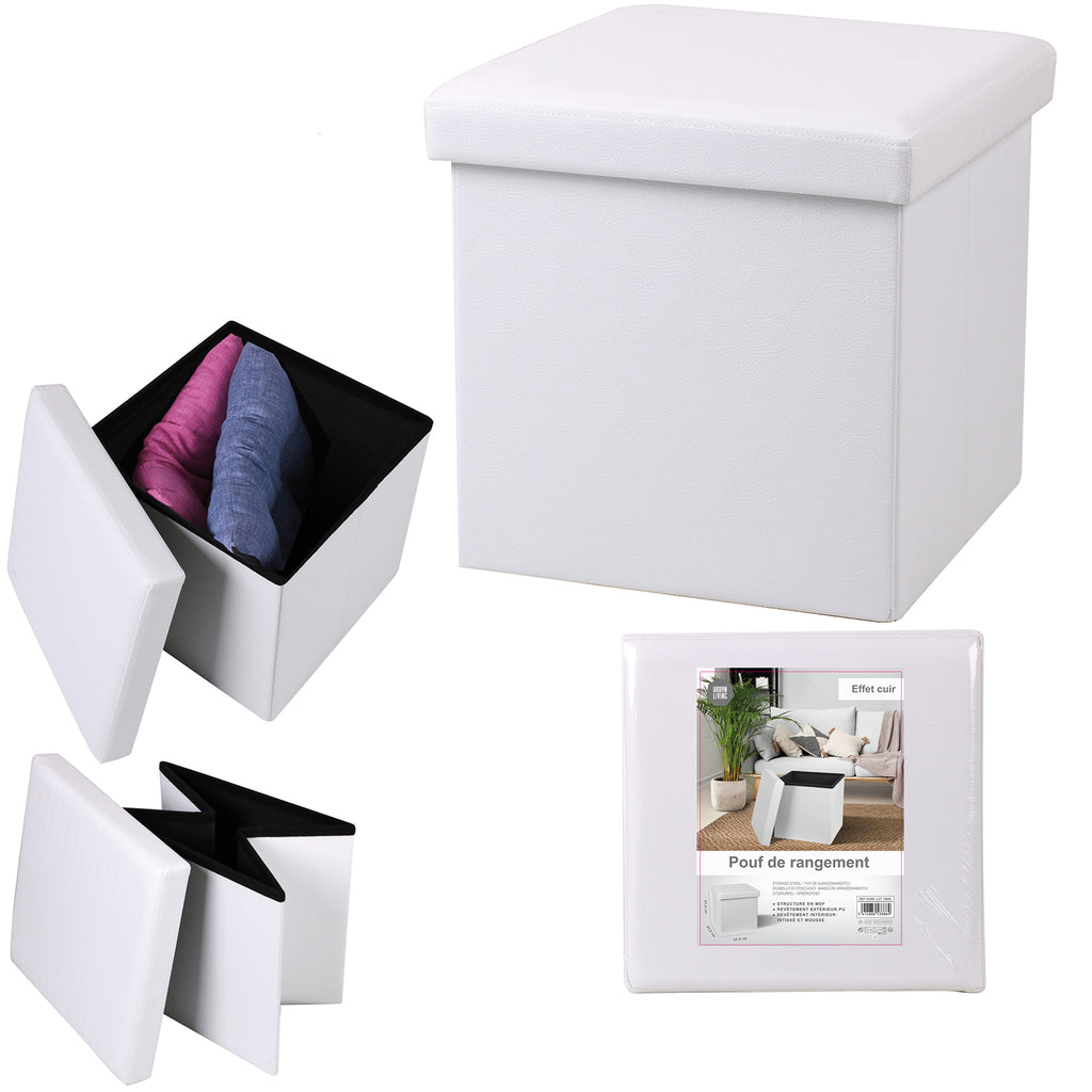 Sitzhocker faltbare Aufbewahrungsbox 50l