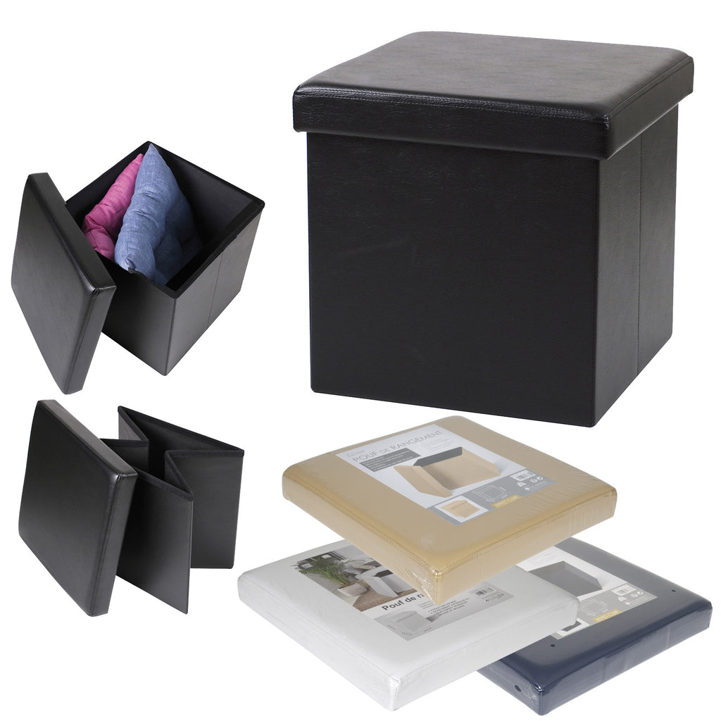 Sitzhocker faltbare Aufbewahrungsbox 50l