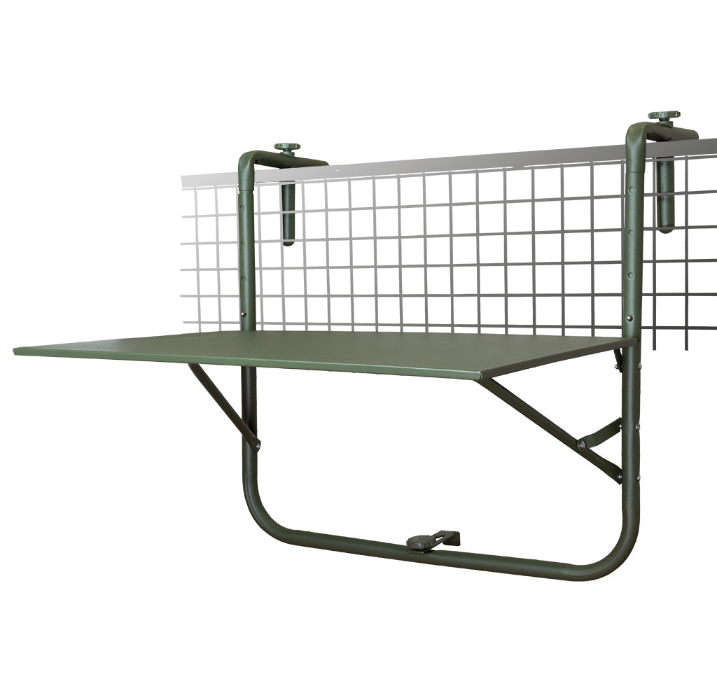 Balkontisch Klappbar 60x40cm Campingtisch grün