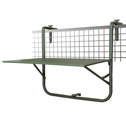 Balkontisch Klappbar 60x40cm Campingtisch grün