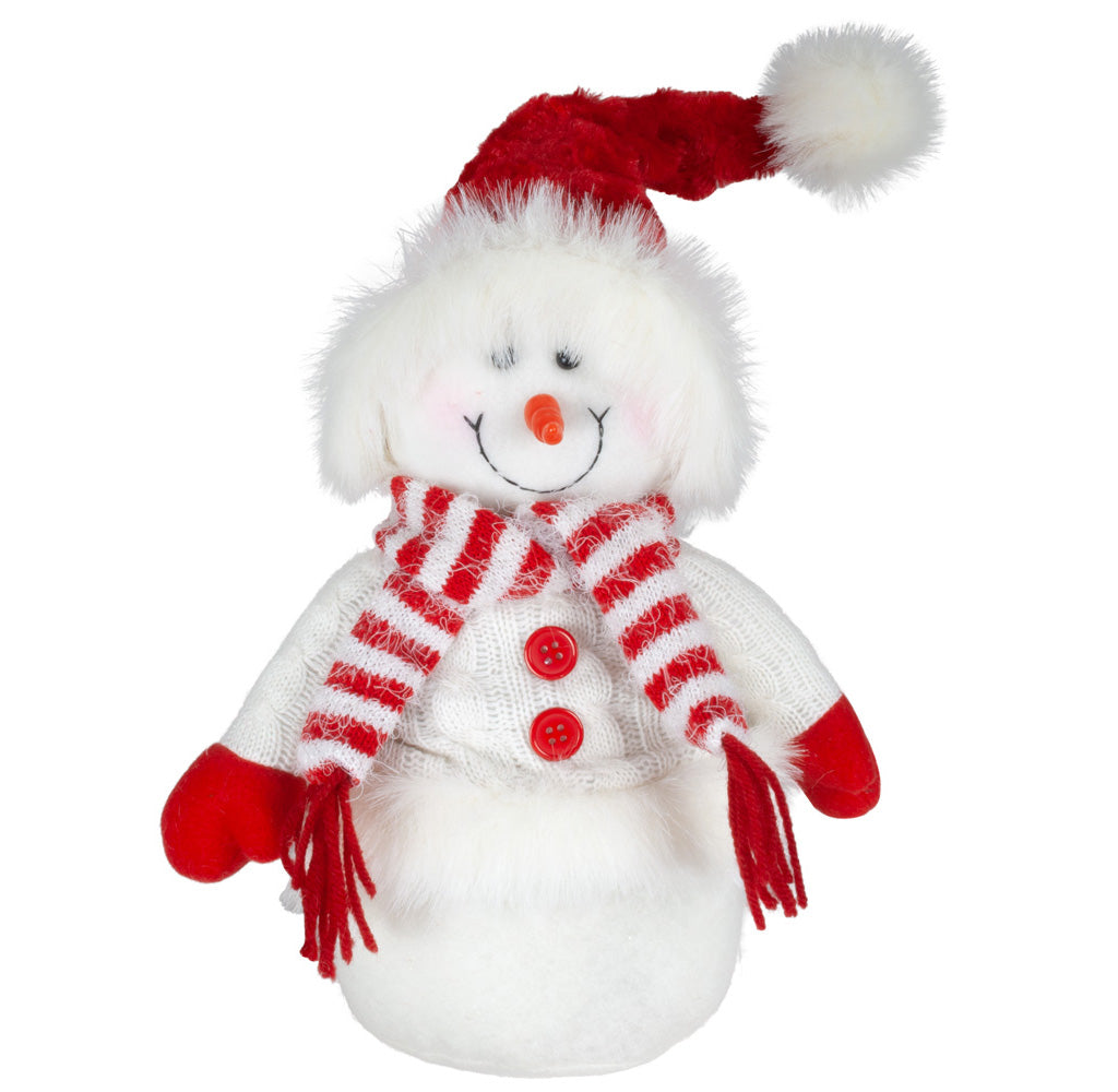 Schneemann 35cm stehend, Pärchen, 2 Stück