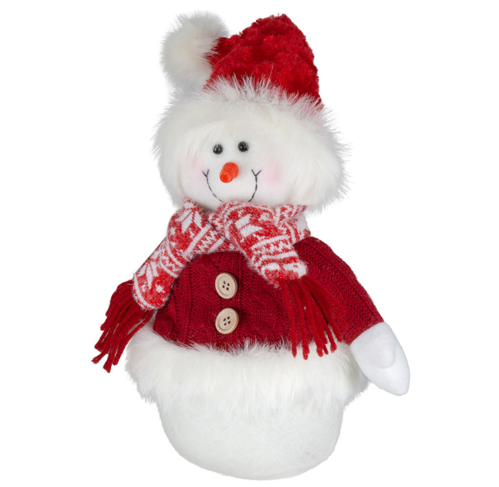 Schneemann 35cm stehend, Pärchen, 2 Stück