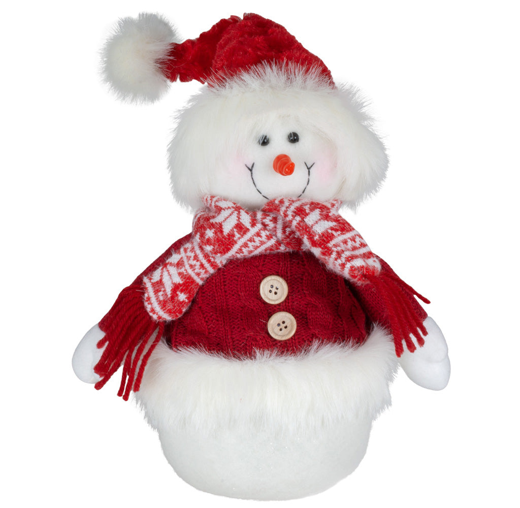 Schneemann 35cm stehend, Pärchen, 2 Stück