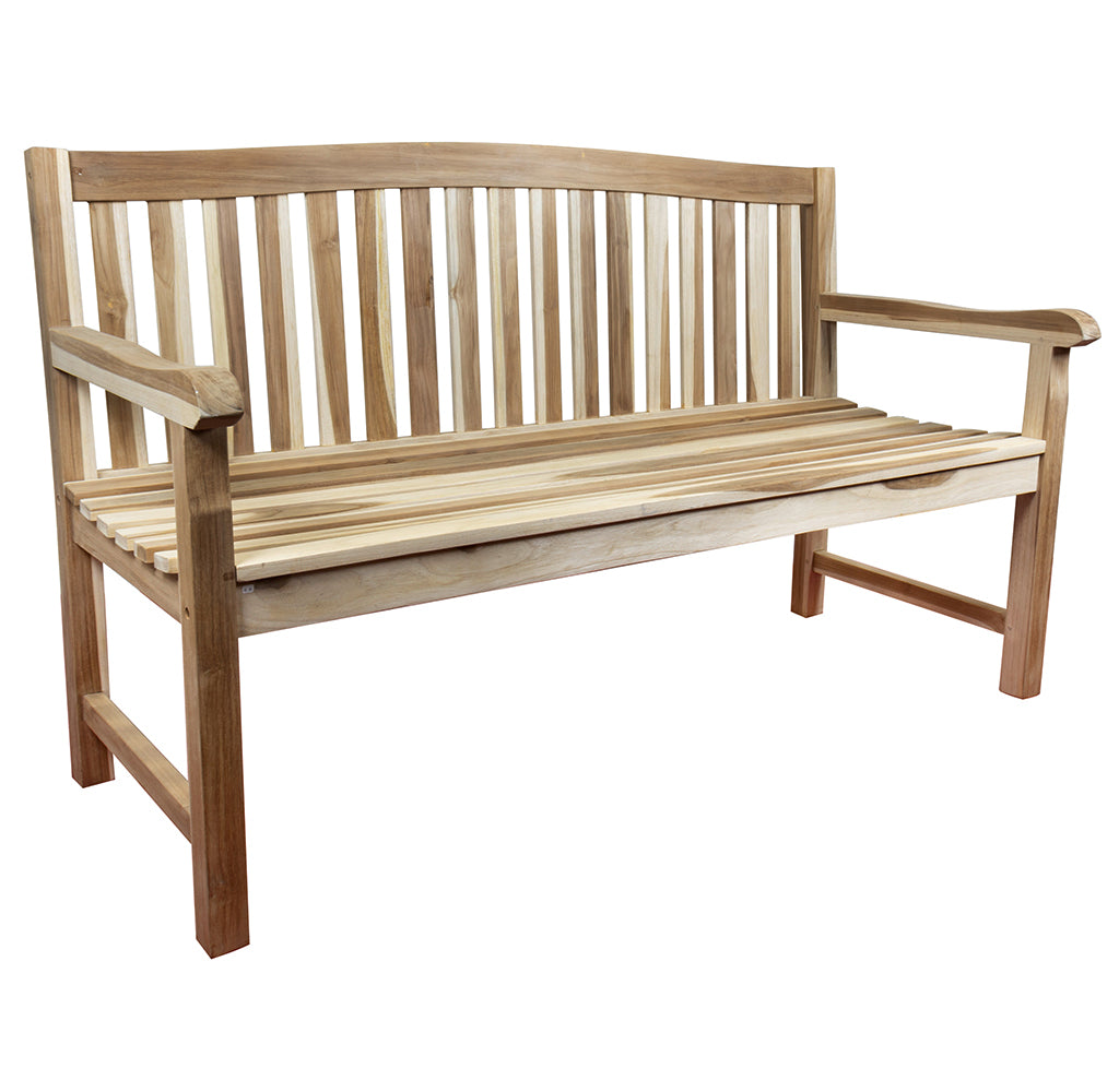 Teak Gartenbank Crown 150cm 3-Sitzer