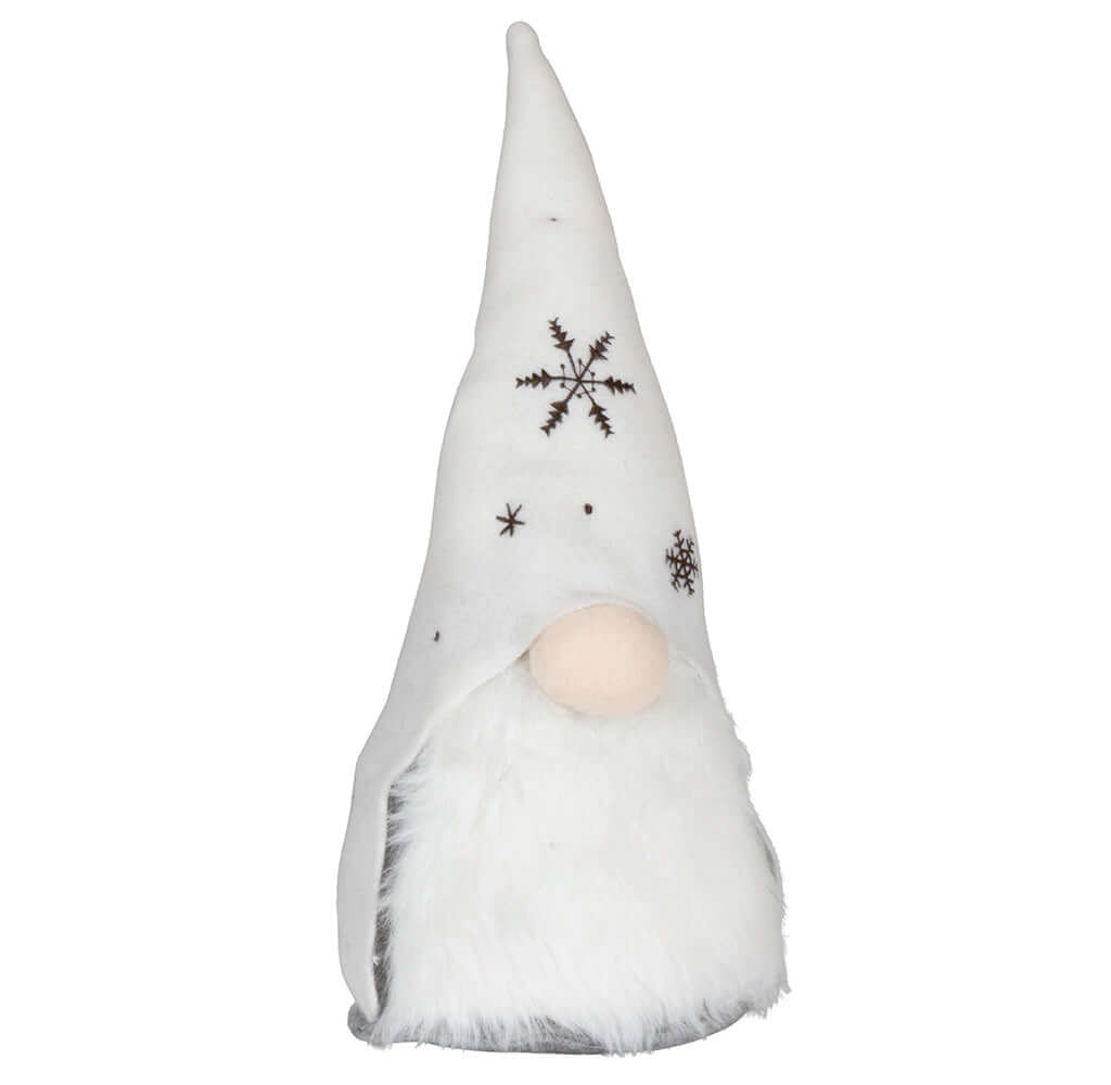 Wichtel mit LED 22cm (37cm) sitzend, 2 Stück