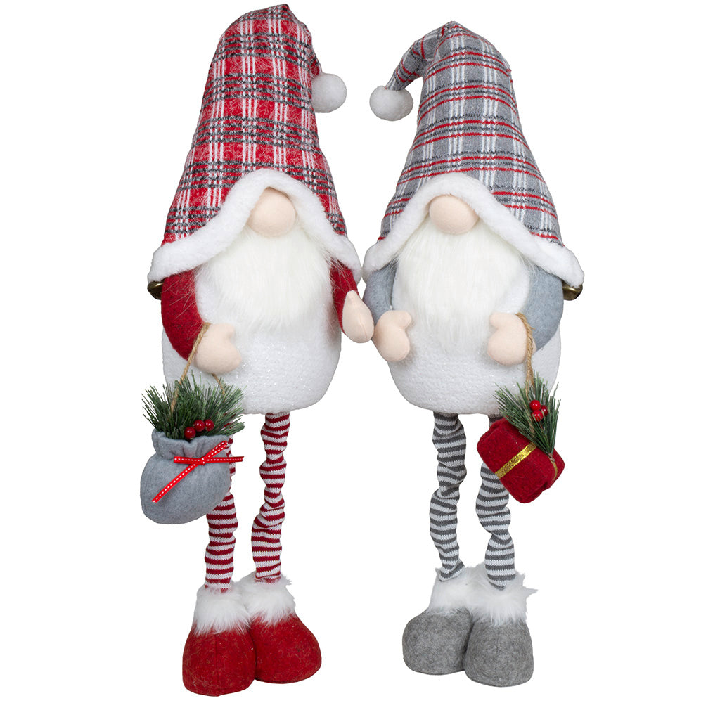 Wichtel mit LED ausziehbar 55-70cm (70-85cm) 2 Stück