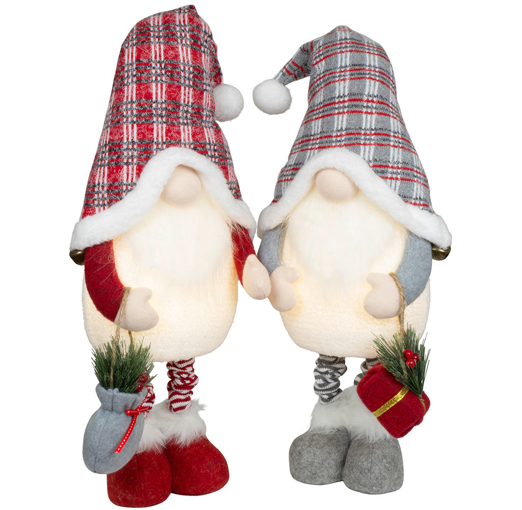 Wichtel mit LED ausziehbar 55-70cm (70-85cm) 2 Stück