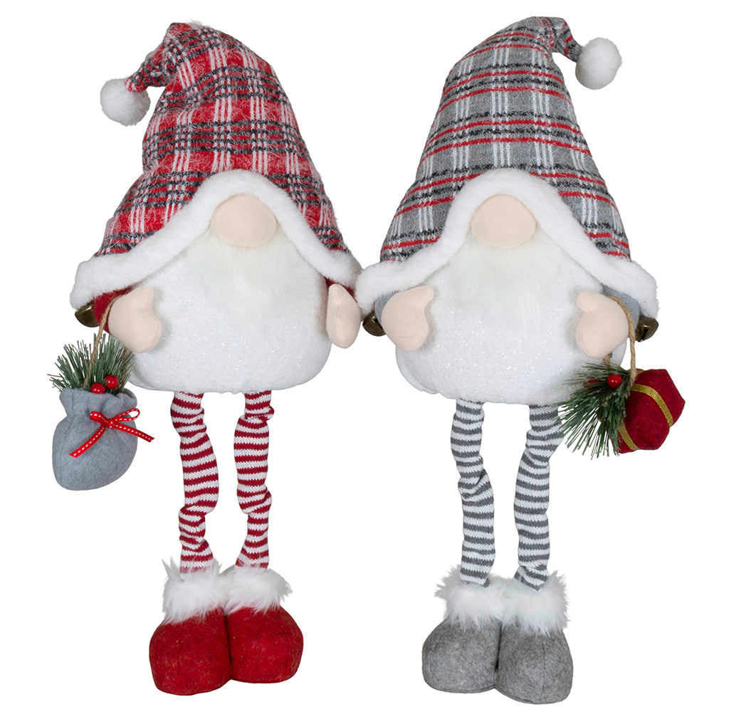 Wichtel mit LED 50cm (69cm) stehend, 2 Stück