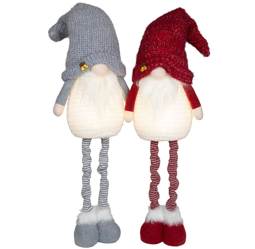 Wichtel mit LED ausziehbar 60-85cm (75-100cm) 2 Stück