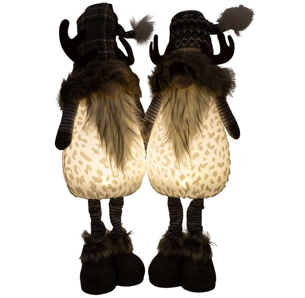 Wichtel mit LED ausziehbar 60-90cm (80-110cm) 2 Stück