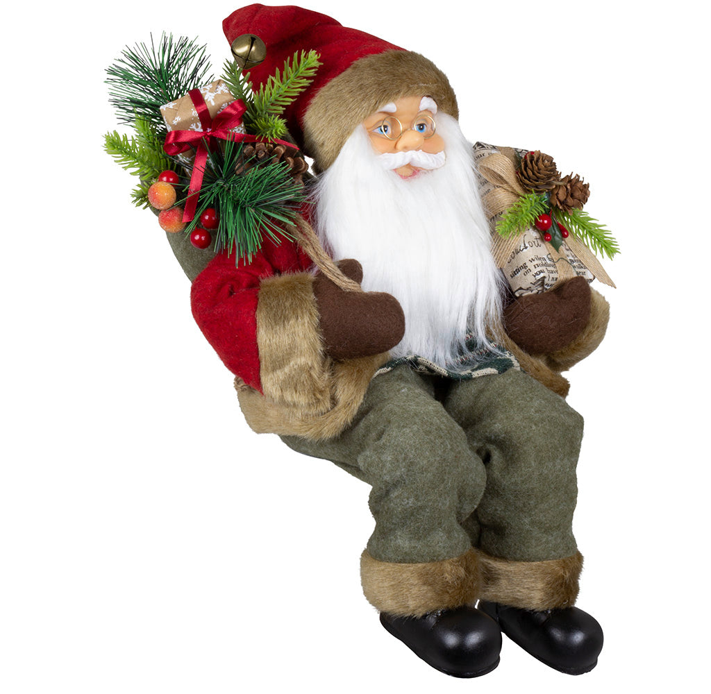 Weihnachtsmann 45cm Leik Kantenhocker