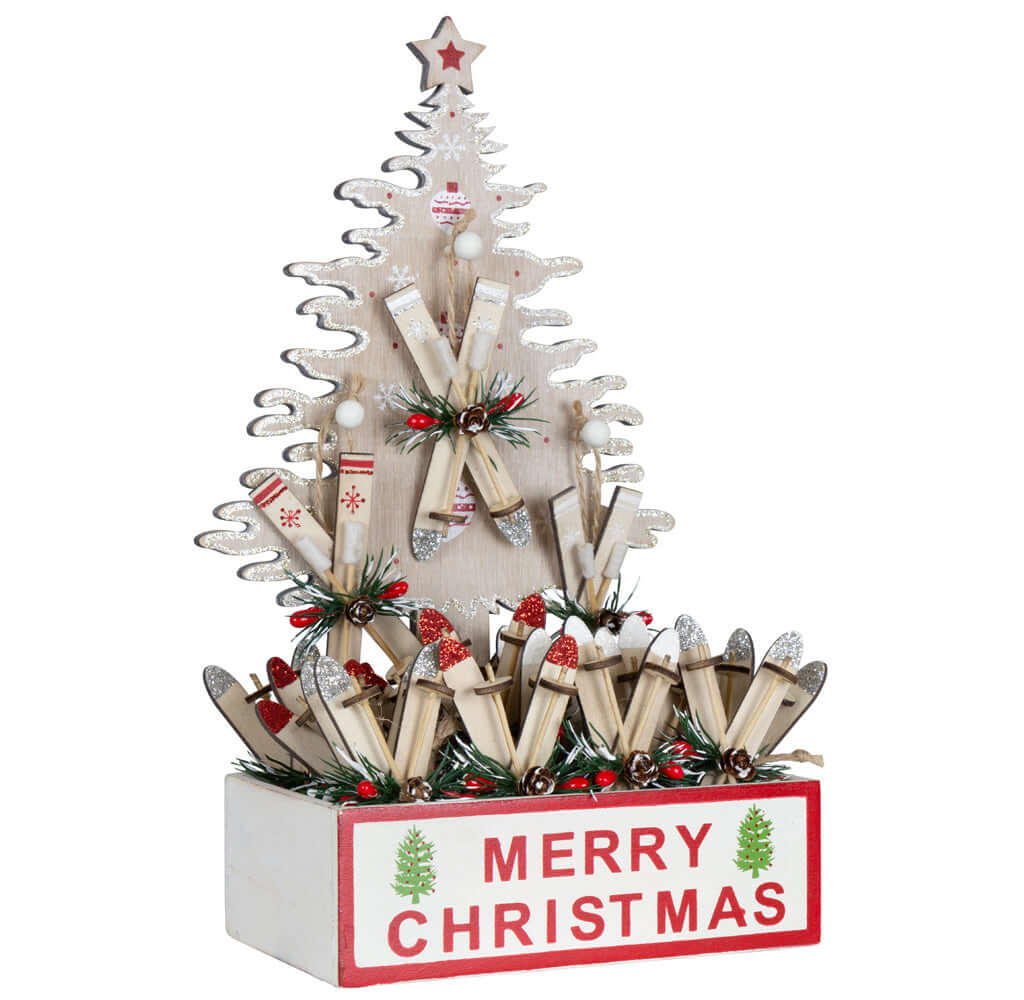 Baumschmuck 25-teilig - Ski 10cm