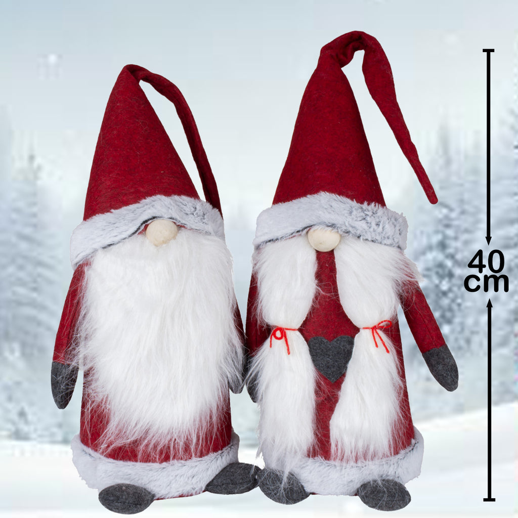 Wichtel 40cm (65cm) stehend, Pärchen, 2 Stück