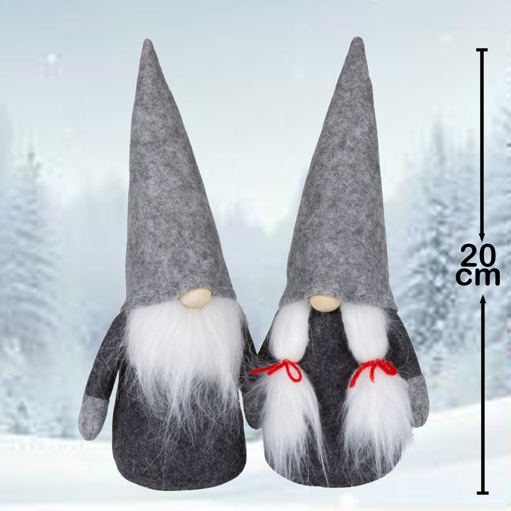 Wichtel 20cm (28cm) sitzend, Pärchen, 2 Stück
