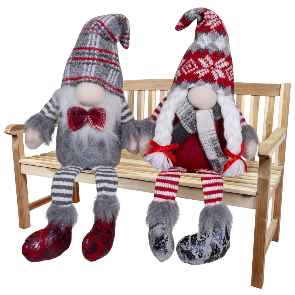 Wichtel 18cm (39cm) Kantenhocker, 2 Stück