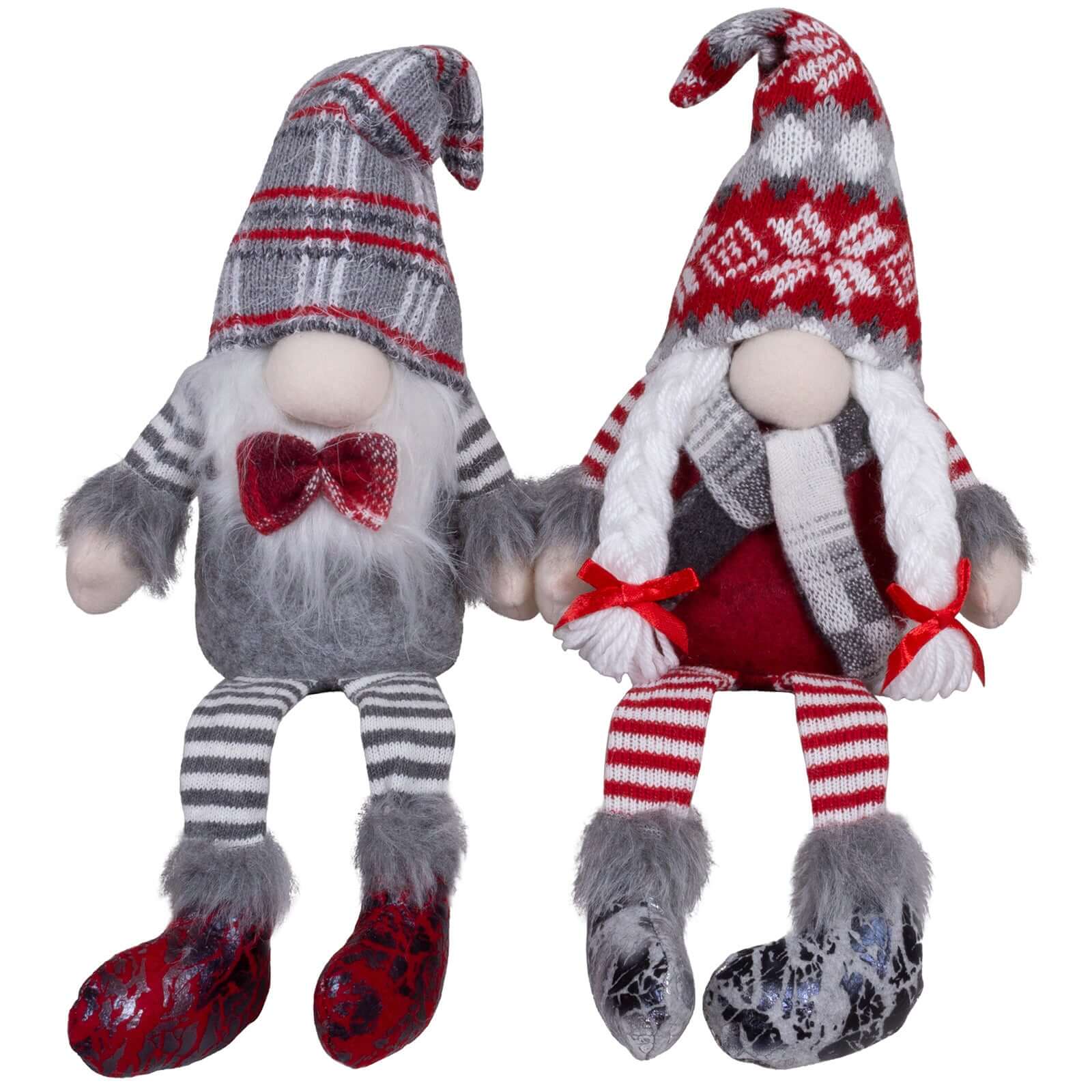 Wichtel 18cm (39cm) Kantenhocker, 2 Stück