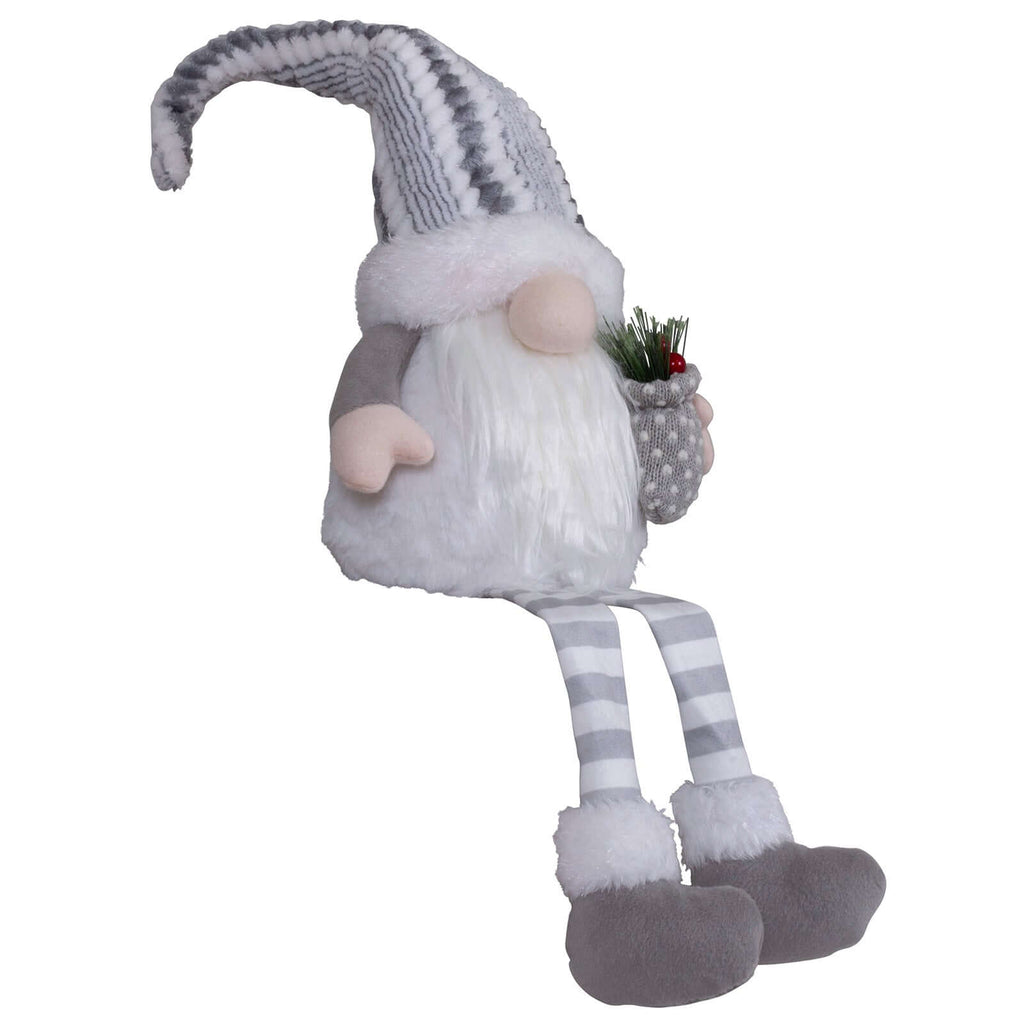 Wichtel mit LED 30cm (70cm) Kantenhocker, 2 Stück