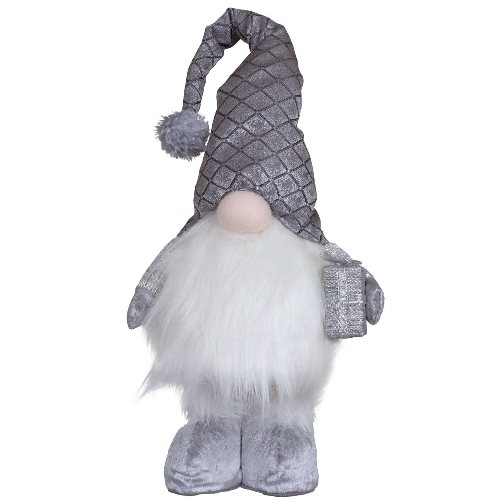 Wichtel mit LED 36cm (61cm) stehend, 2 Stück