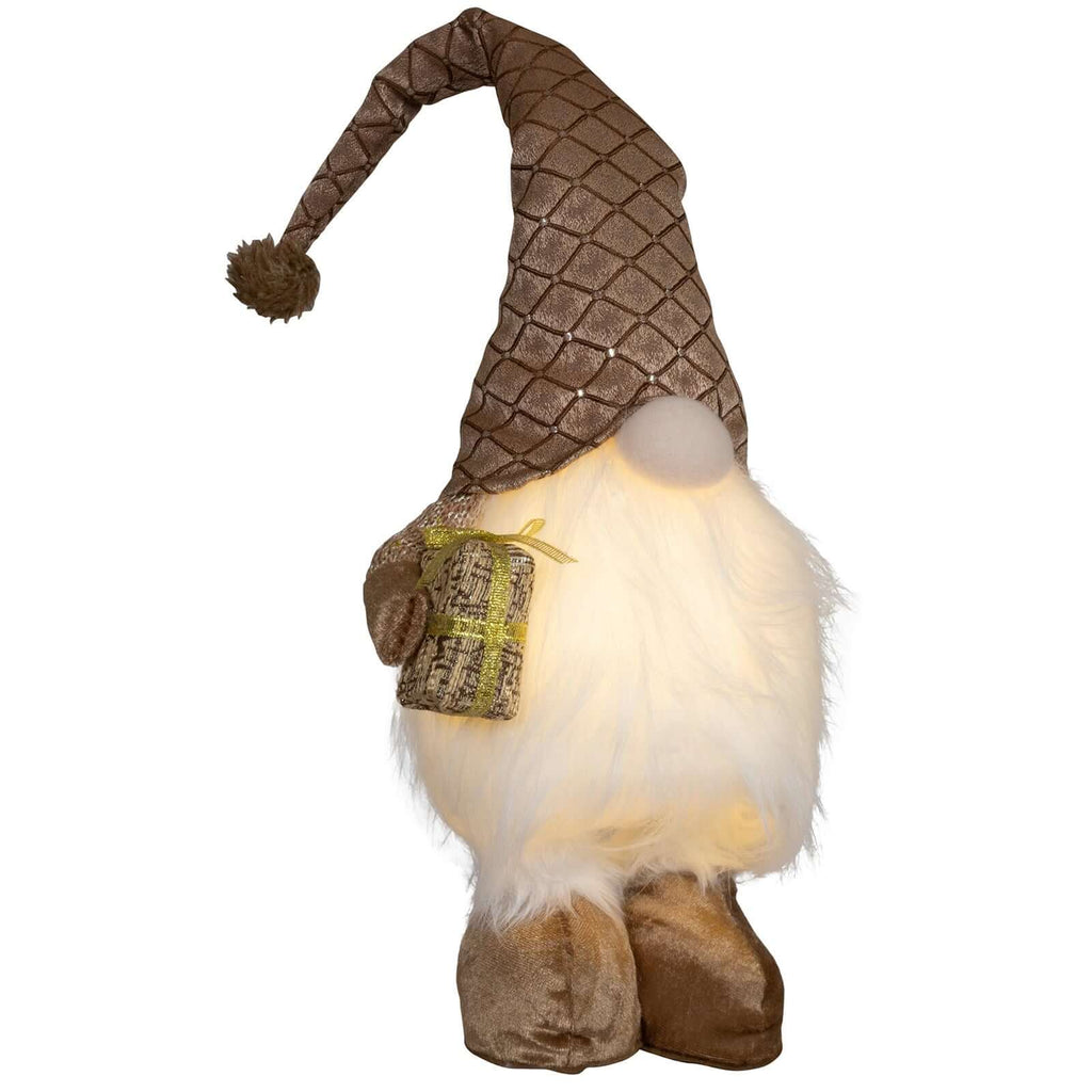 Wichtel mit LED 36cm (61cm) stehend, 2 Stück