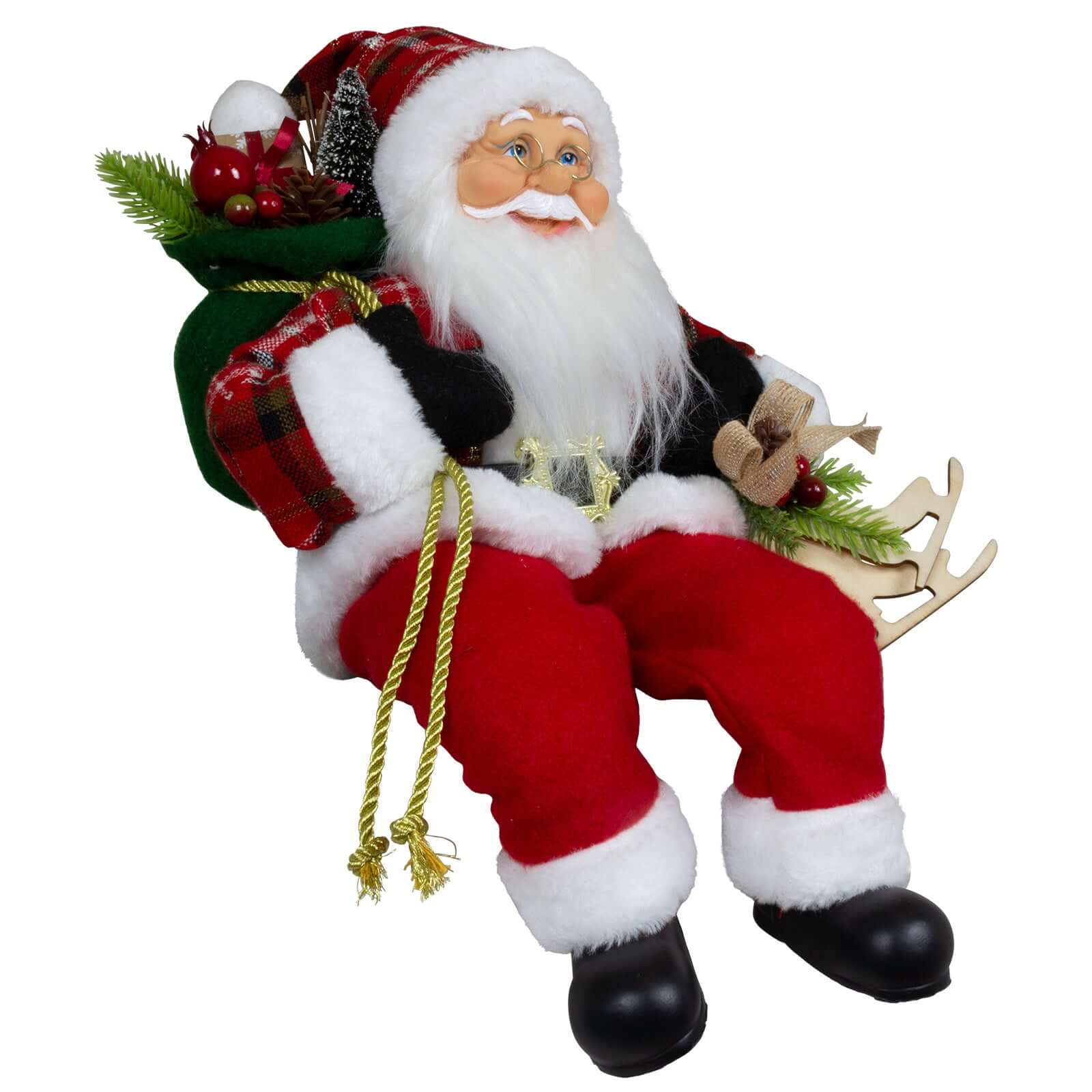 Weihnachtsmann 45cm Rasmus Kantenhocker