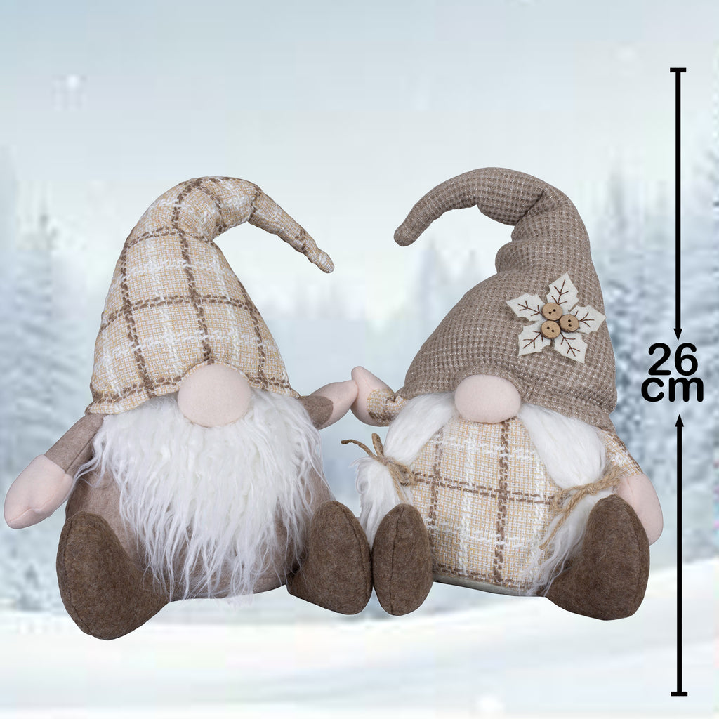 Wichtel 26cm (48cm) sitzend, 2 Stück