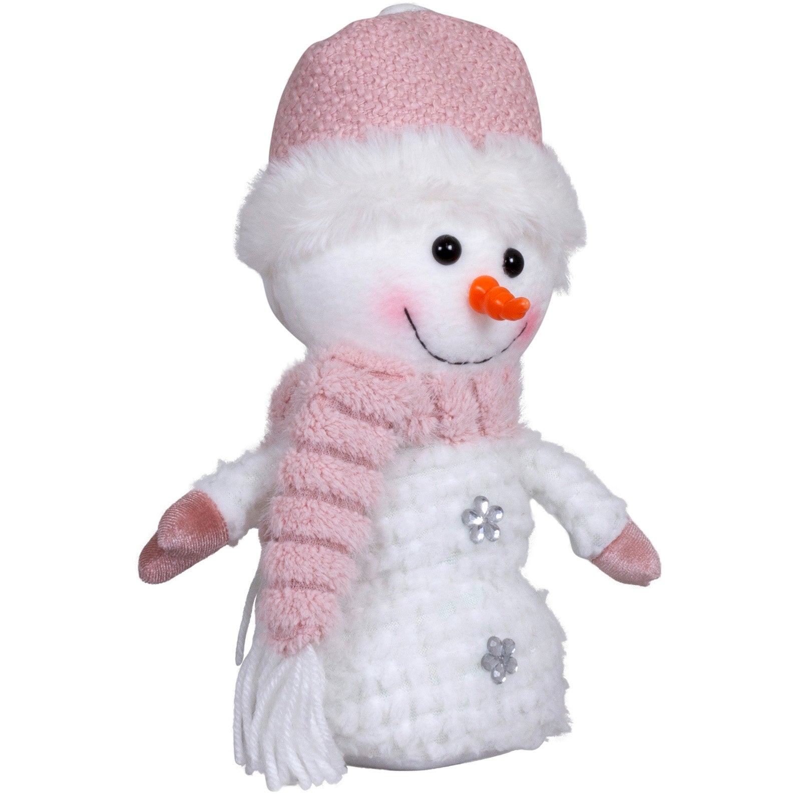 Schneemann 26cm (38cm) stehend, Pärchen, 2 Stück