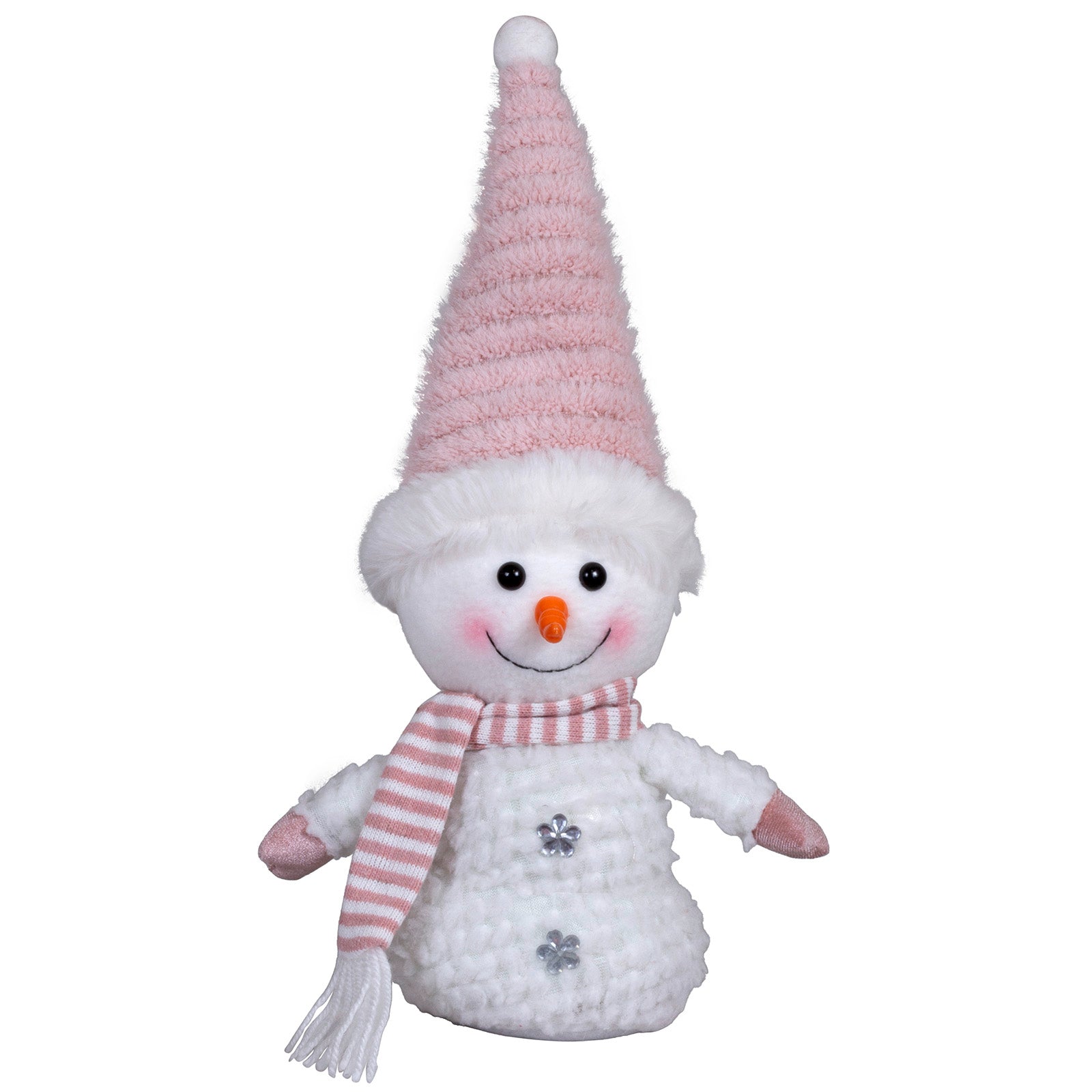 Schneemann 26cm (38cm) stehend, Pärchen, 2 Stück