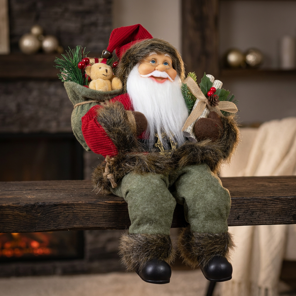Santa Claus 45cm Viktor Shelf Sitter