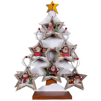 Baumschmuck 49-teilig - Stern 14cm