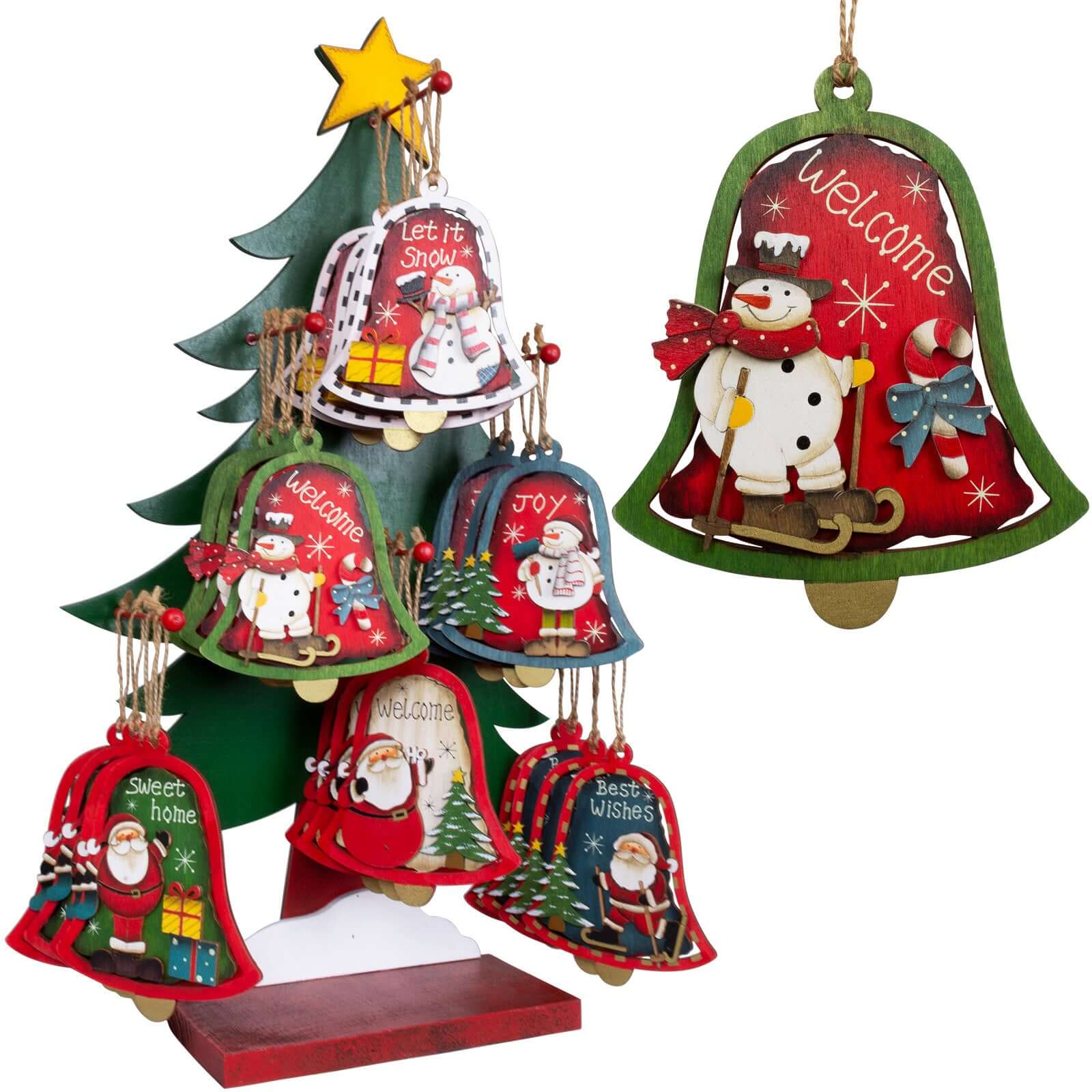 Baumschmuck 49-teilig - Glocken 14cm