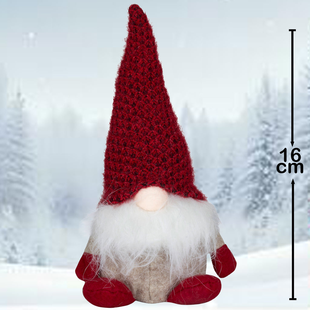 Wichtel 16cm(28cm) sitzend, 2 Stück