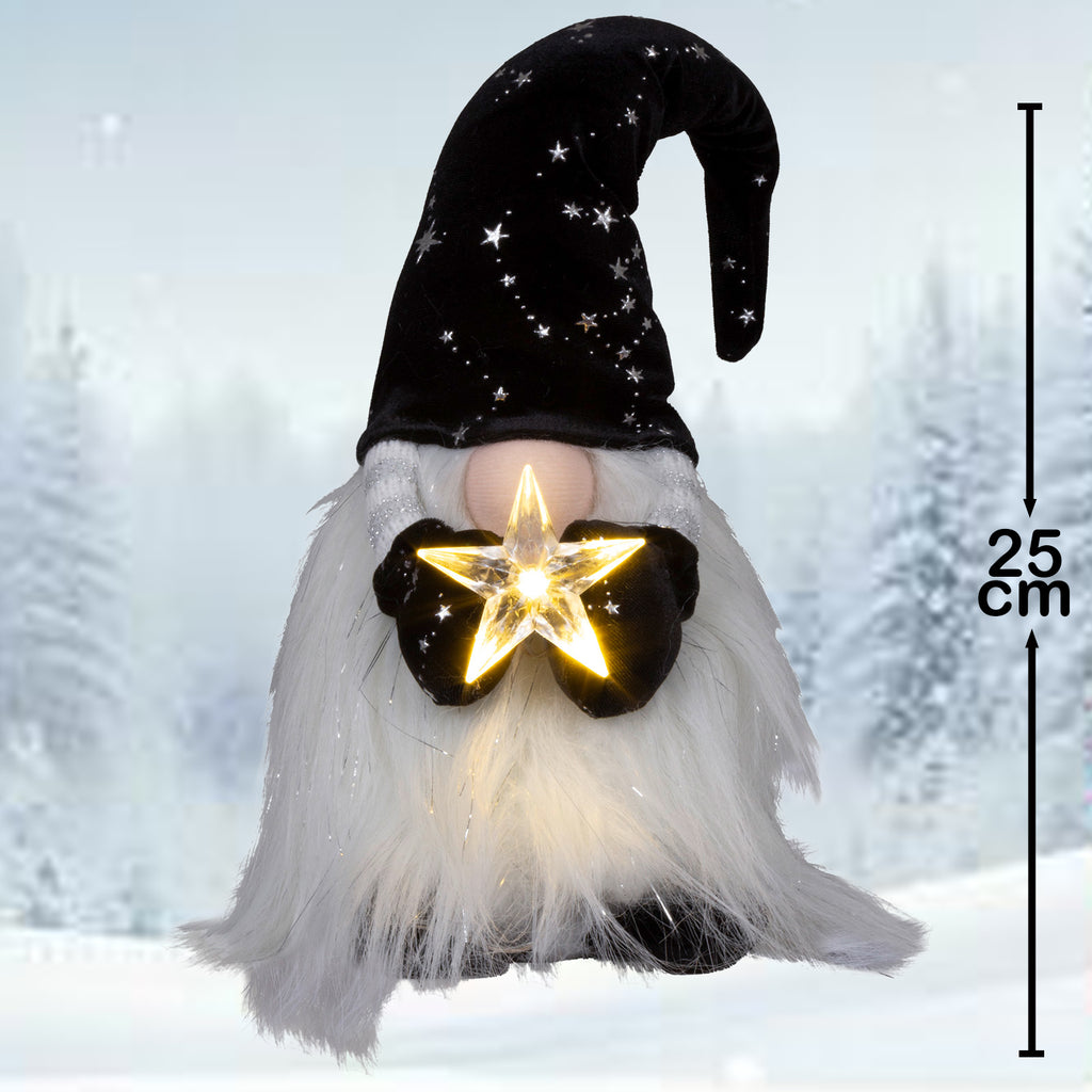 Wichtel mit LED 25cm (37cm)