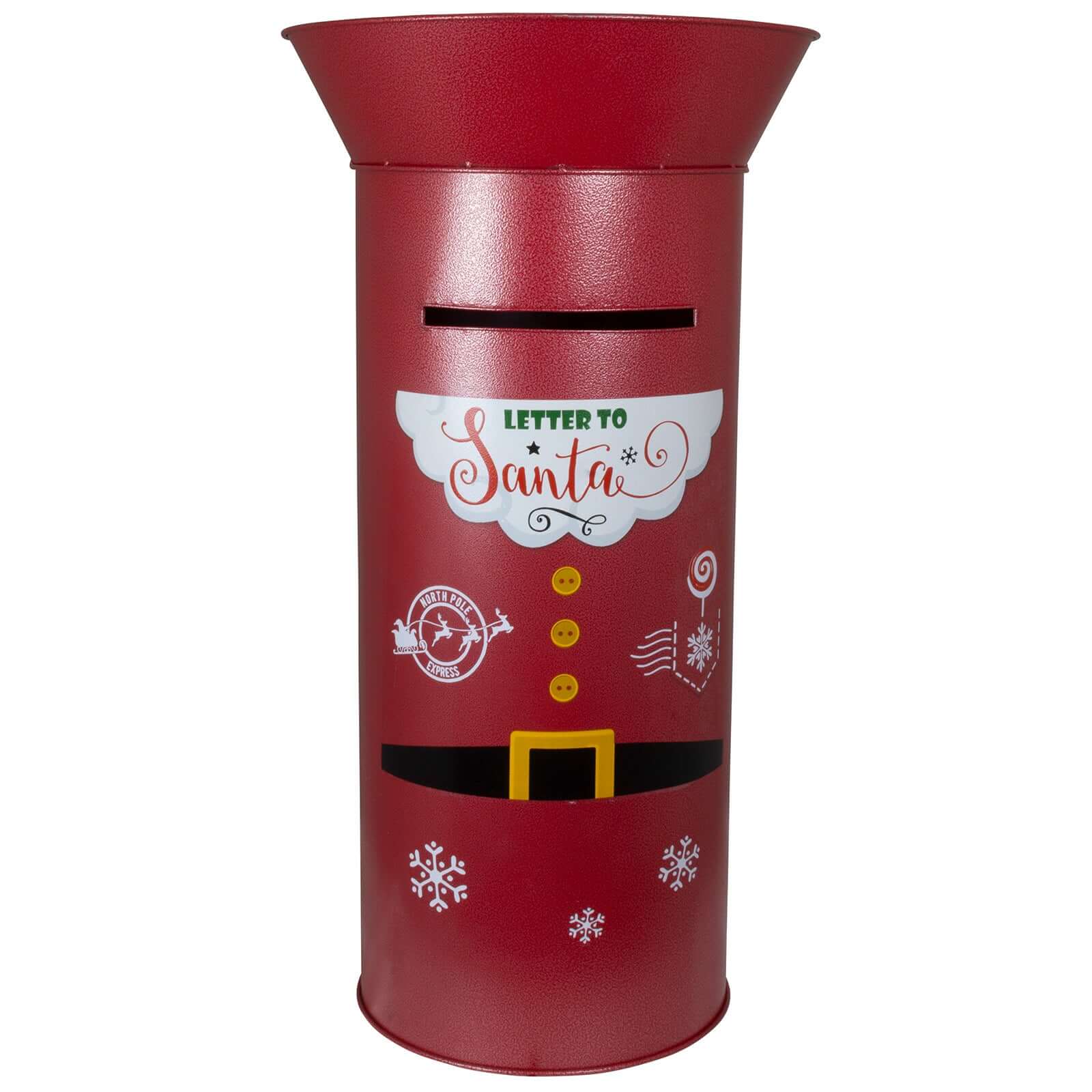 Weihnachtlicher Deko Briefkasten 78cm aus Metall