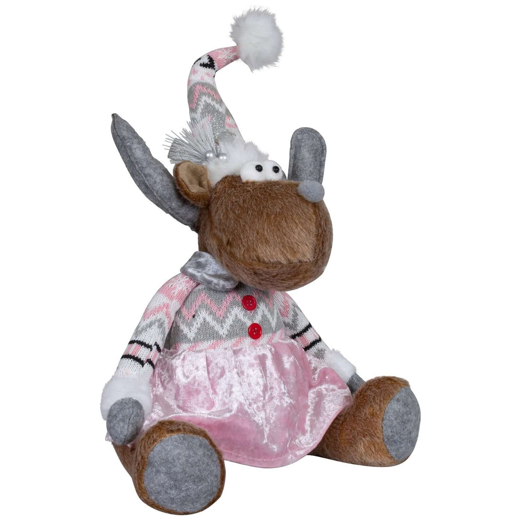 Elch 37cm (47cm) sitzend, 2 Stück