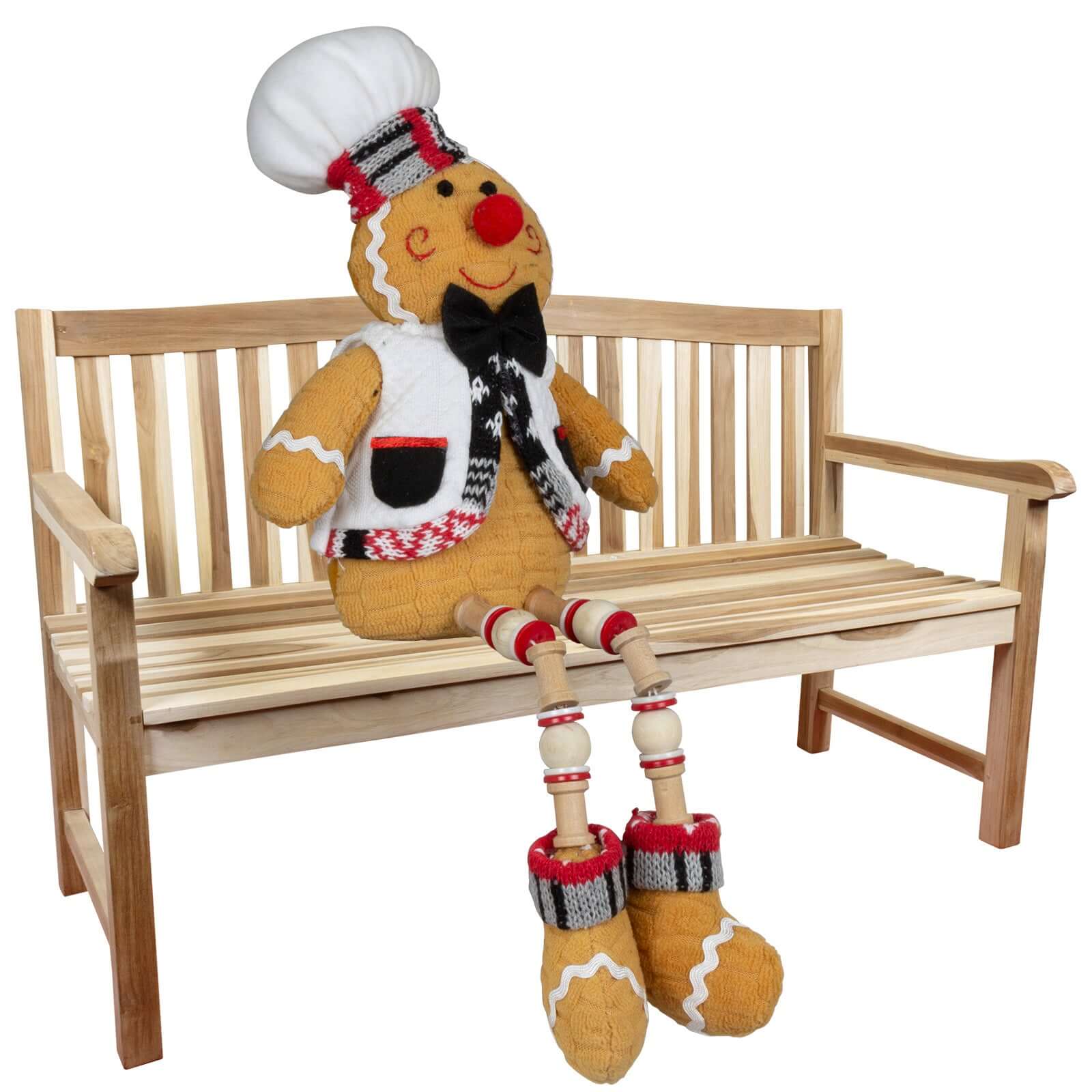 Lebkuchenmann 18cm (36cm) Kantenhocker, Pärchen, 2 Stück