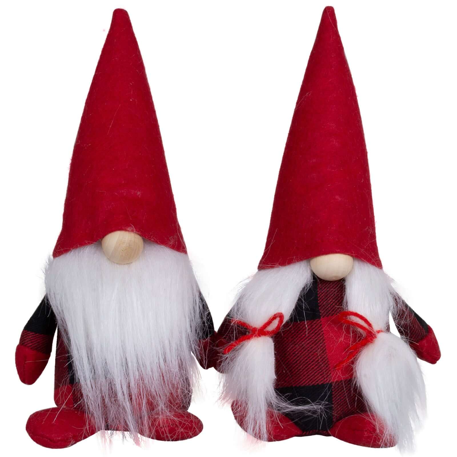 Wichtel 14cm (20cm) sitzend, 2 Stück