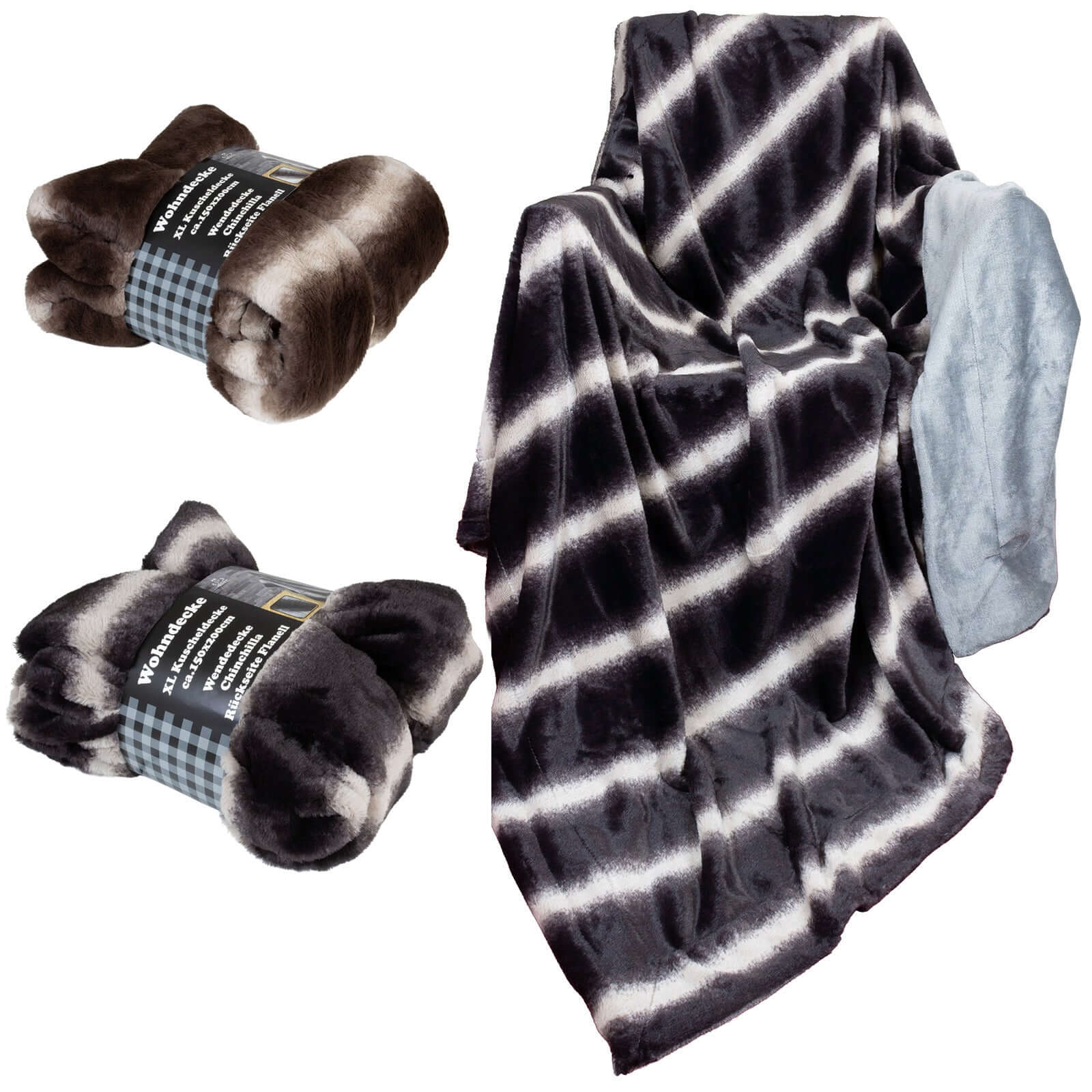 Kuscheldecke Chinchilla 200x150cm