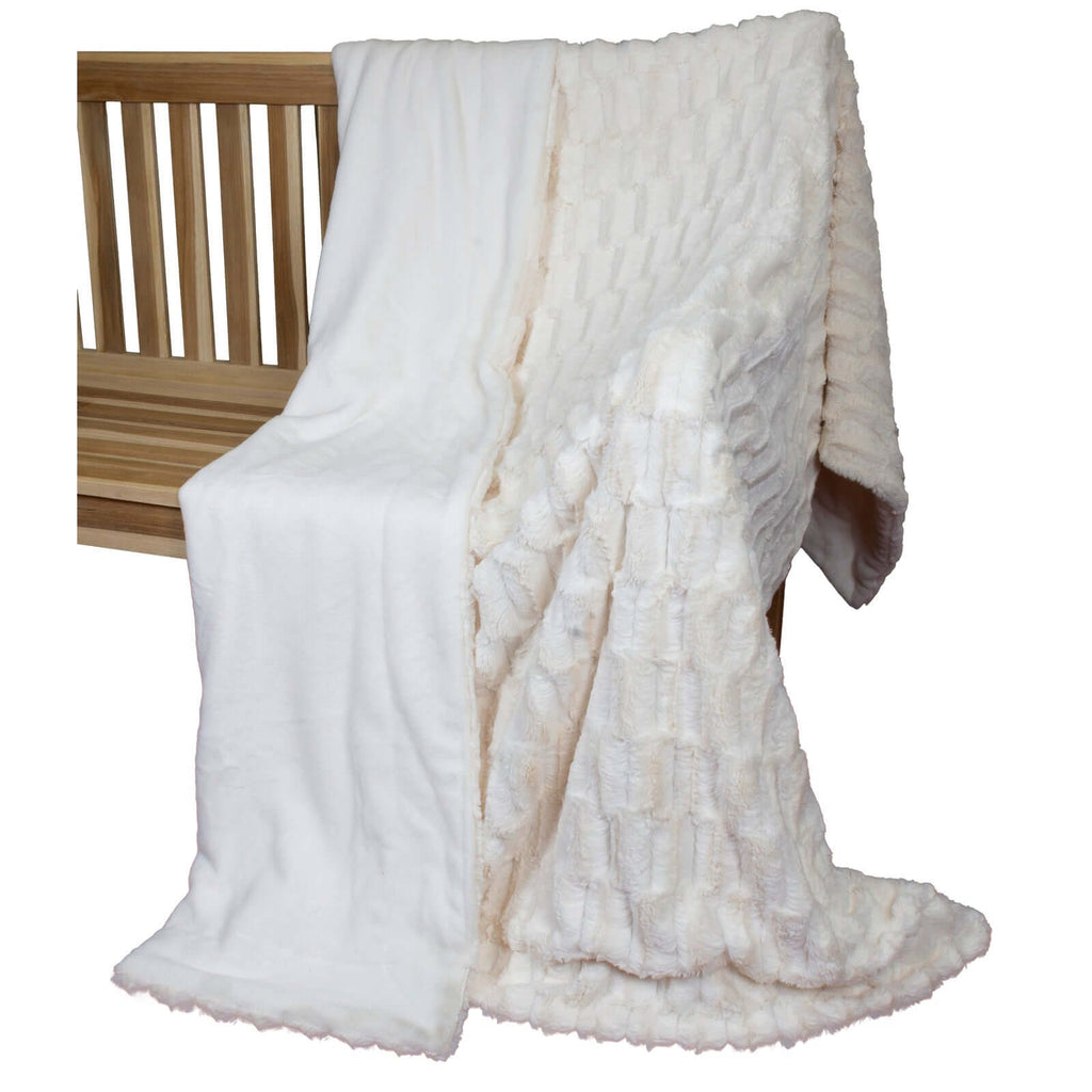 Kuscheldecke Kaninchen-Felloptik 200x150cm extra weich