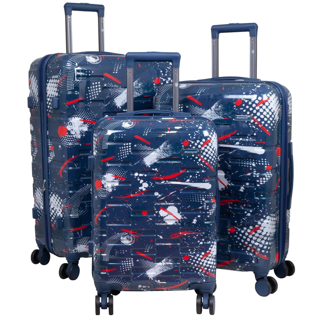 Polycarbonat Kofferset 3tlg Pescara