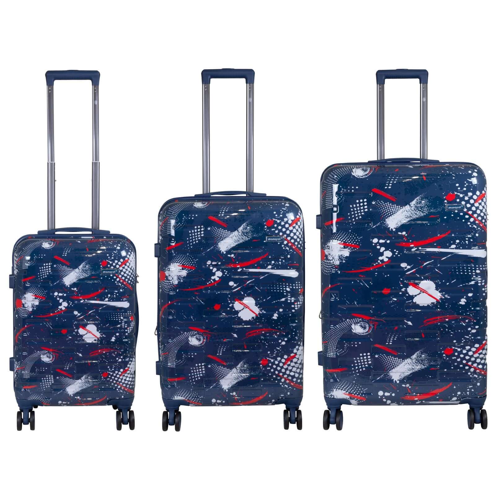 Polycarbonat Kofferset 3tlg Pescara