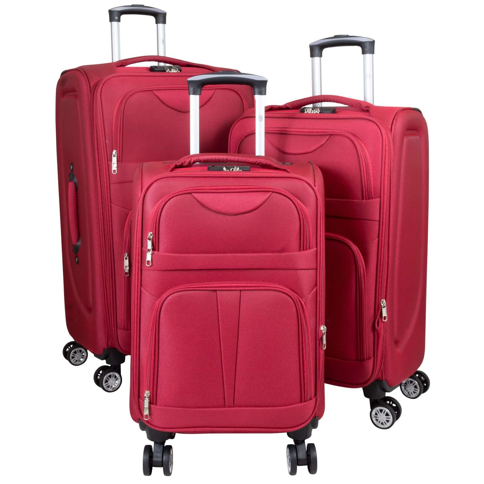 Nylon Kofferset 3tlg Cadiz