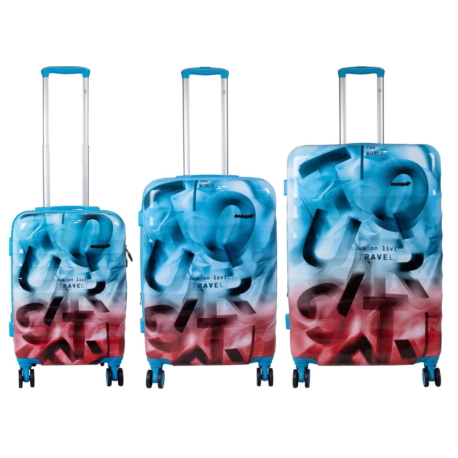 Polycarbonat Kofferset 3tlg Verona