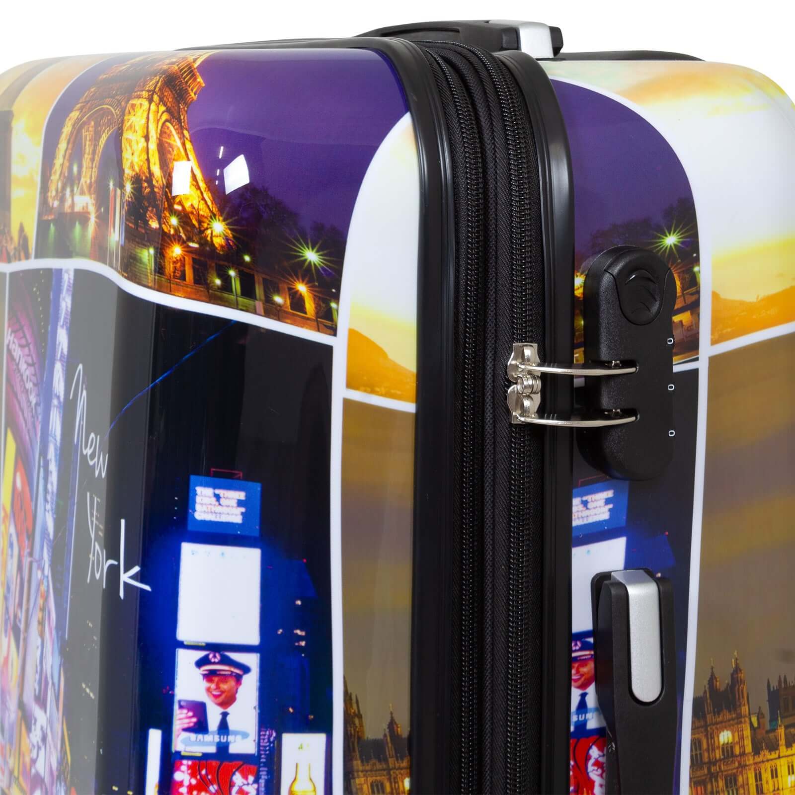 Polycarbonat großer Reisekoffer Janeiro - Größe L