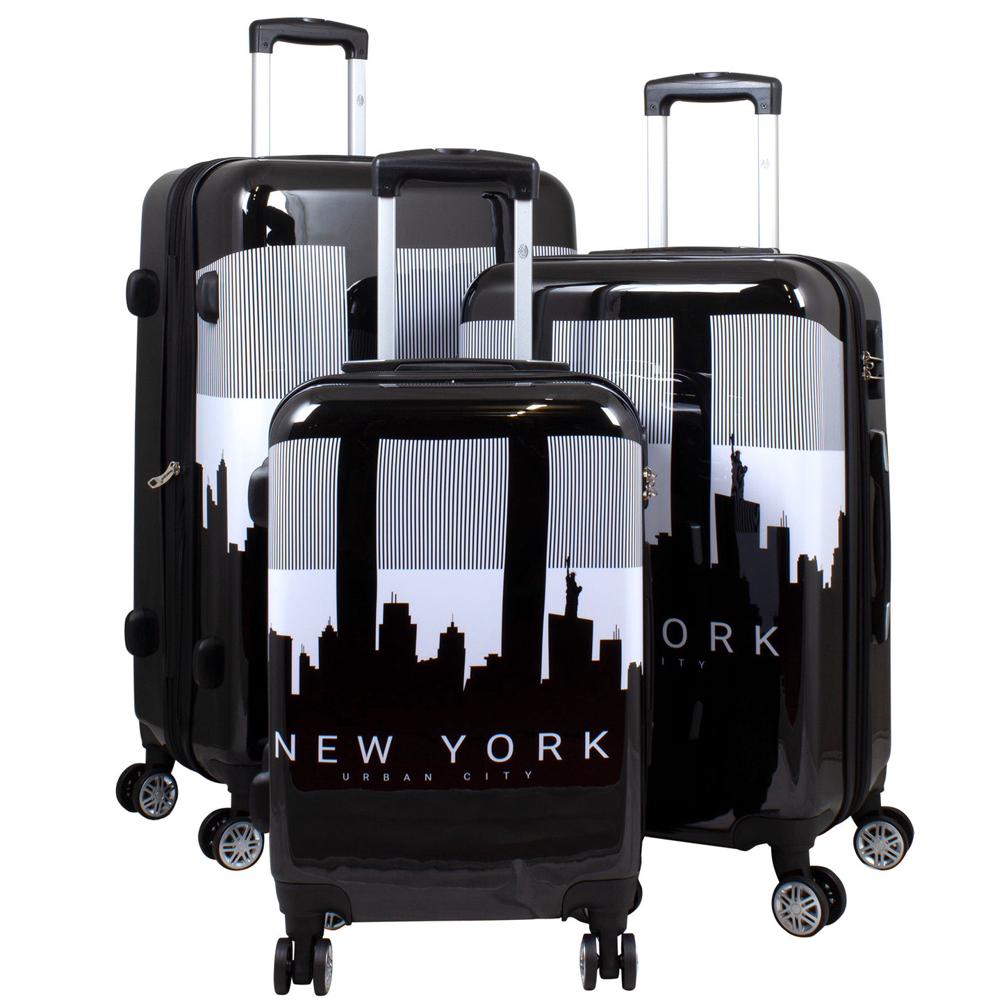 Polycarbonat Koffer- und Kofferset 3tlg Manhattan