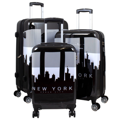 Polycarbonat Koffer- und Kofferset 3tlg Manhattan