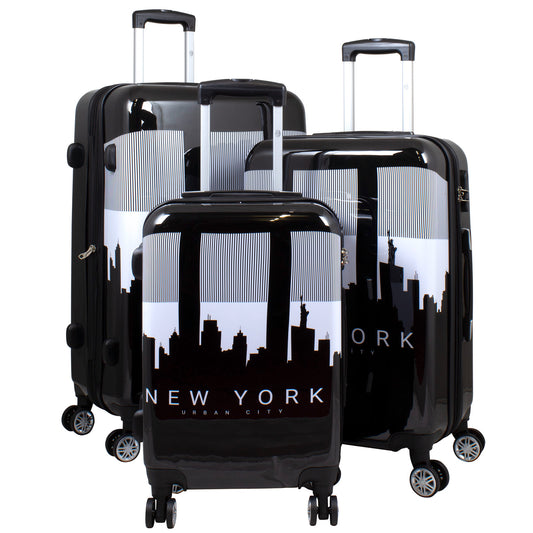 Polycarbonat Koffer- und Kofferset 3tlg Manhattan