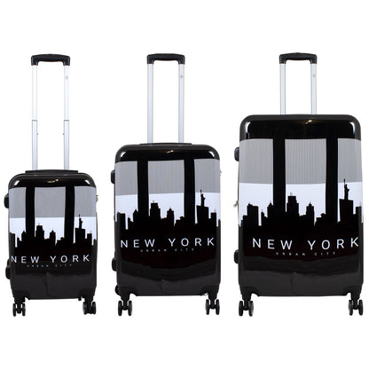 Polycarbonat Koffer- und Kofferset 3tlg Manhattan